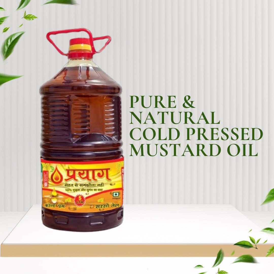 5 Ltr. Cold press Black Mustard Oil